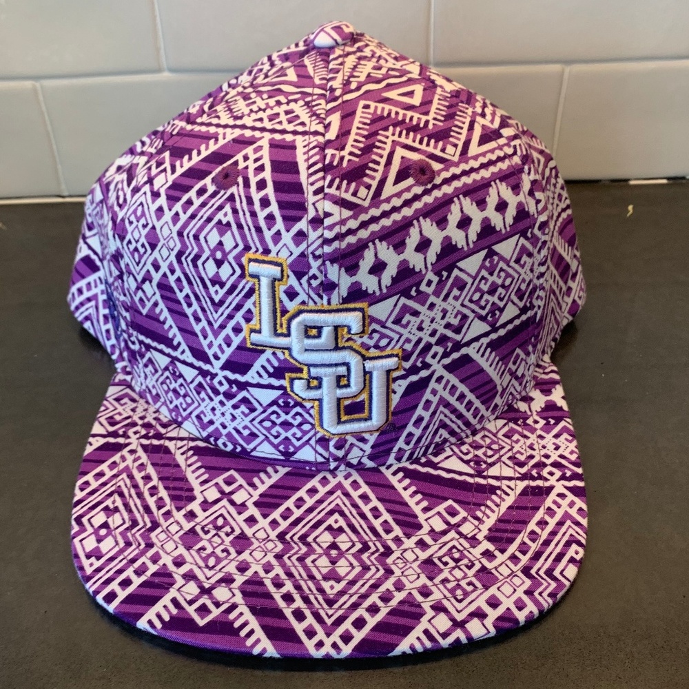 Top Of The World LSU Snapback Hat